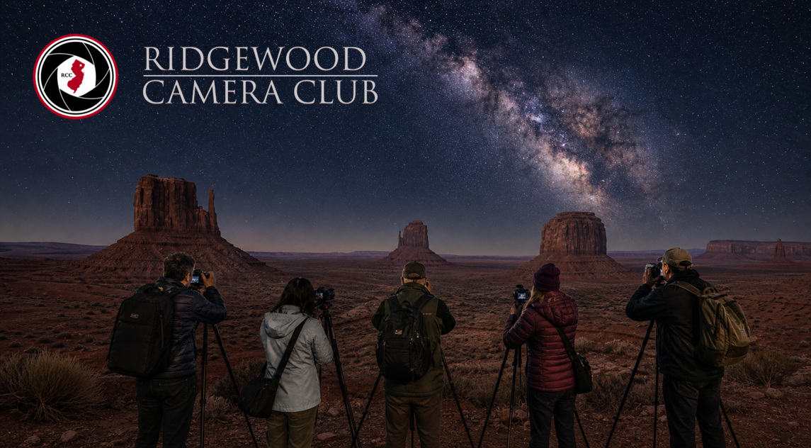 RCC photographers capturing the Milky Way over Monument Valley